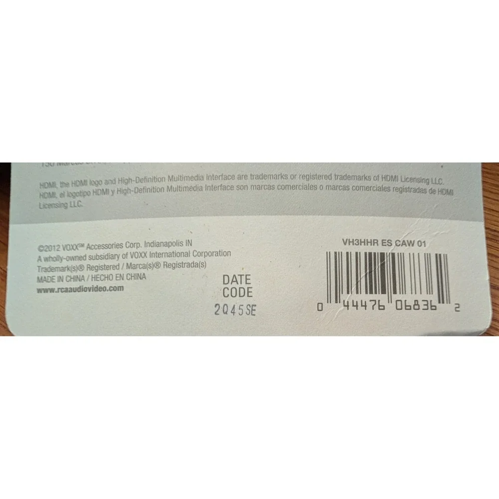 New RCA VH3HHR 3 Ft HDMI Cable - HDMI for Audio/Video Device, TV Game System